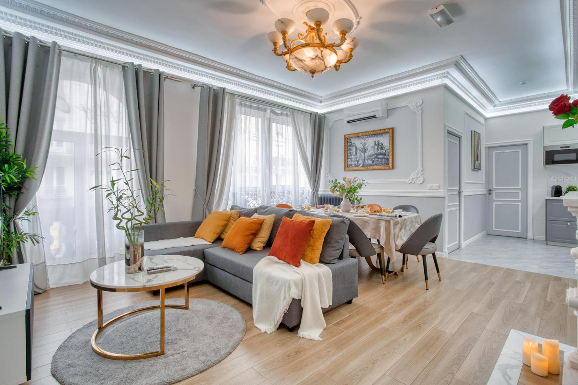 Charmant 150M2 5Ch Romantic - Centre Ville - Clim Párizs Kültér fotó