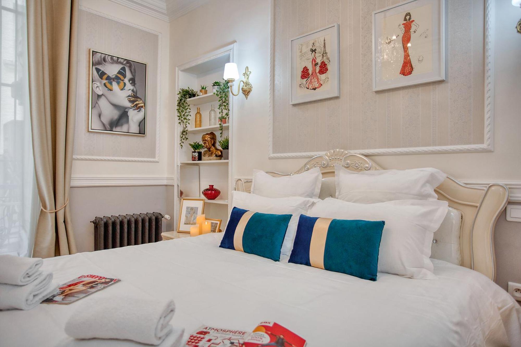 Charmant 150M2 5Ch Romantic - Centre Ville - Clim Párizs Kültér fotó
